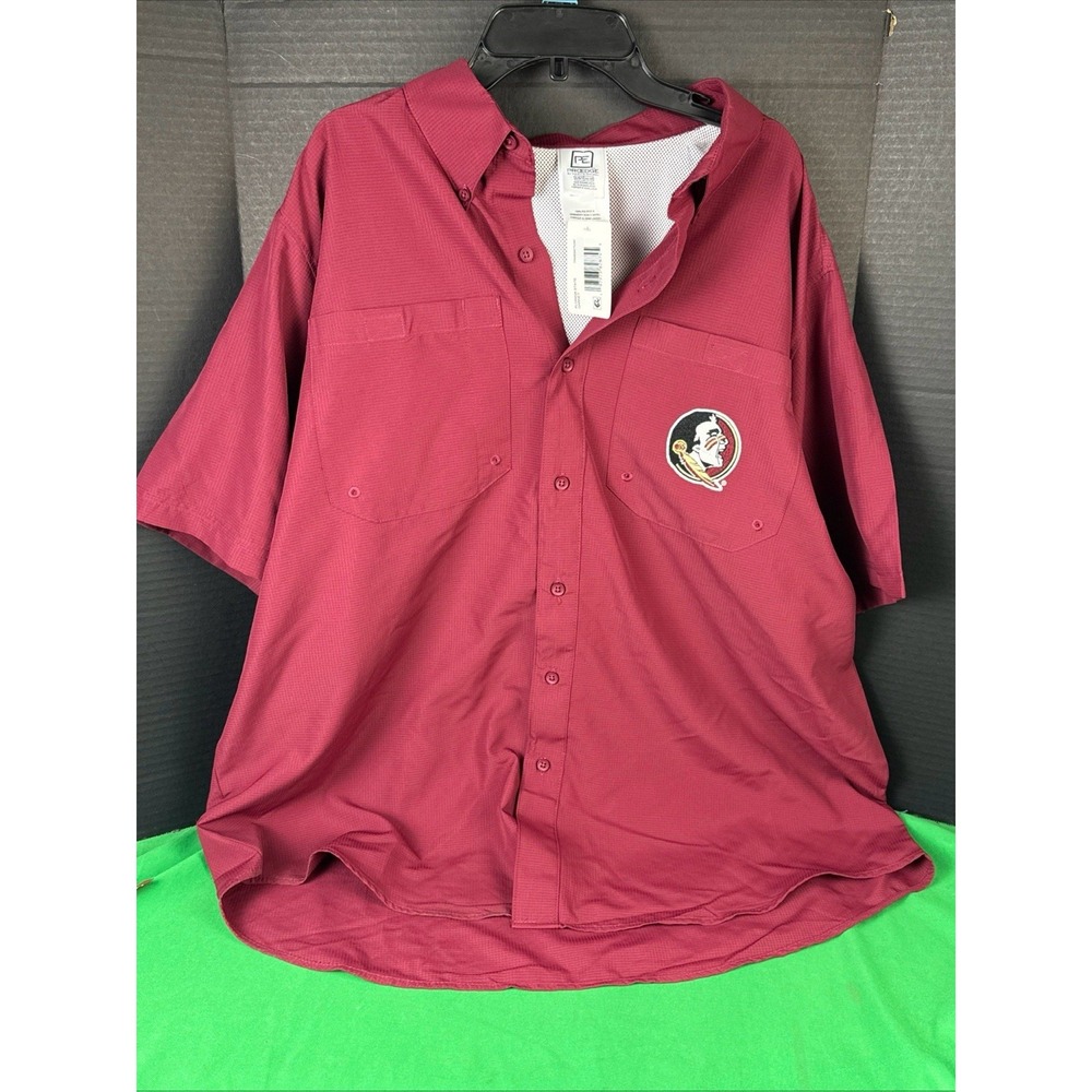 Knights Apparel NCAA Florida State Seminoles Short Sleeve River Shirt Mens M